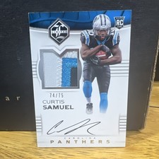 2017 Panini Limited - RPA Curtis Samuel #110 /75 Spotlight Silver