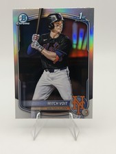 2025 Bowman Draft #BDC-71 Mitch Voit Chrome Refractor 1st New York Mets