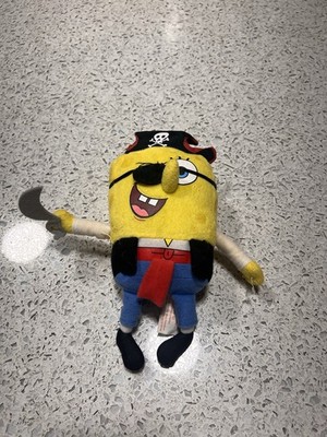 Nickelodeon 2011- SpongeBob SquarePants 20cm- Viacom- Plush Toy- Pirate