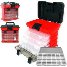 Portable 4-Drawers Storage Tool Box Multipurpose Organizer Tool Tray Toolbox NEW