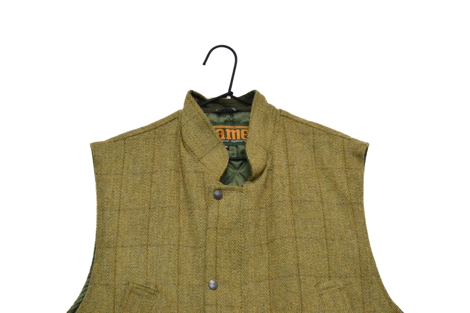 Game Technical Apparel British Tweed Men’s Hunting Shooting Vest Gillet Size XXL - Image 2 of 4