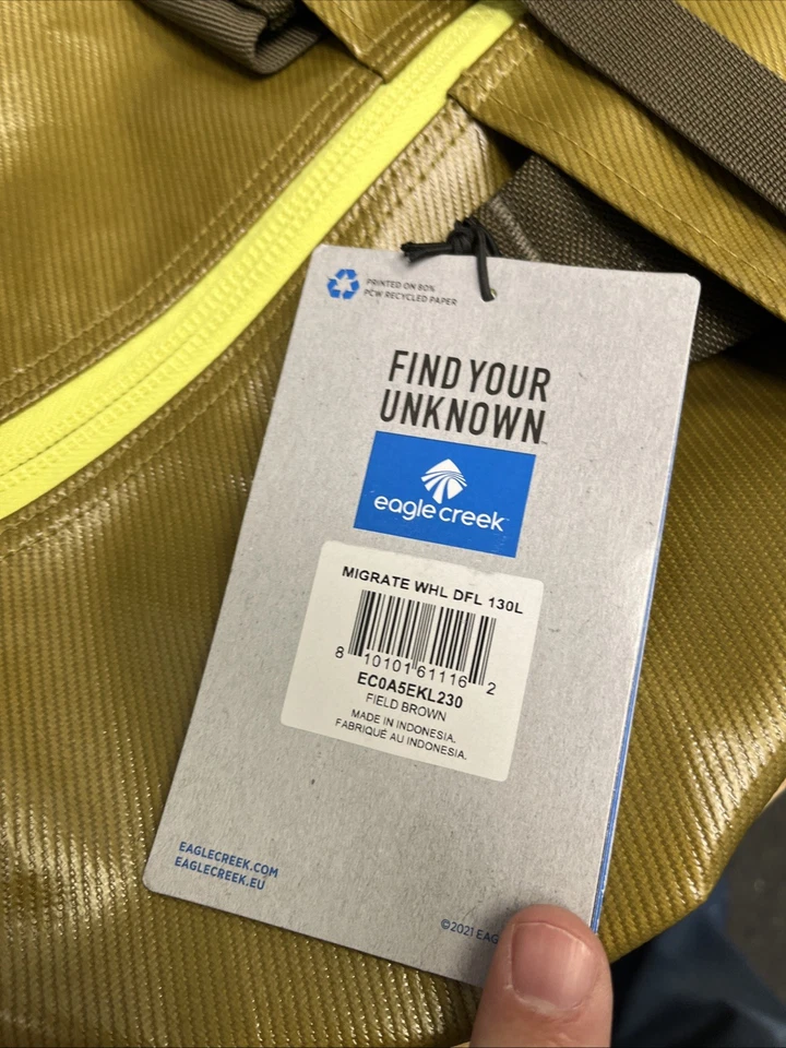 Сумка спортивная на колесиках Eagle Creek Migrate 130 л полевая коричневая - Изображение 3 из 4