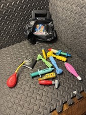Vintage Fisher-Price Medical Kit Doctor Play 1987 W/ Accessories