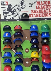 Mlb Mini Helmet Standings Board | eBay