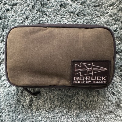  NWOT Goruck -Built By Scars GR1 Field Pocket -Waxed Canvas -Green/Blk