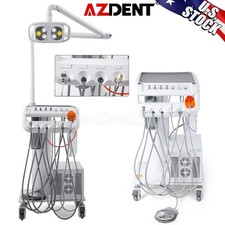 Portable Dental Mobile Delivery Unit Suction Air Compressor/Surgical Oral Lamp