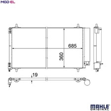 CONDENSER AIR CONDITIONING AC 592 000S FOR PEUGEOT CITROEN C5/III/Break C6 2.2L