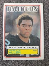 1983 Marcus Allen Topps Rookie Card #294 NM L.A. RAIDERS Sharp ?. rookie card picture