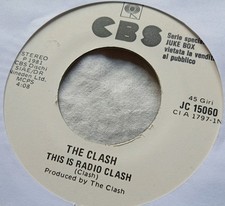 THE CLASH 'This Is Radio Clash' SPANISH PROMO 7" SID VICIOUS Johnny Rotten PUNK