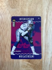 1996 Upper Deck Collector's Choice Update You Make the Play Deion Sanders #Y14