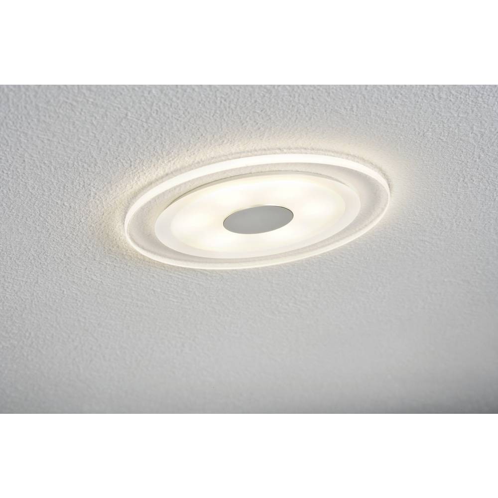 Paulmann 92917 plafonnier LED encastrable alu pour salon
