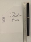 Parker Arrow Matte Black Fountain Pen with Broad Nib Working — photo 2