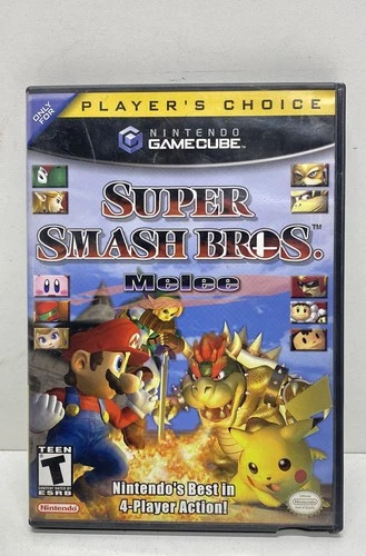 Super Smash Bros Melee - Nintendo GameCube (Scratched, For Resurfacing)