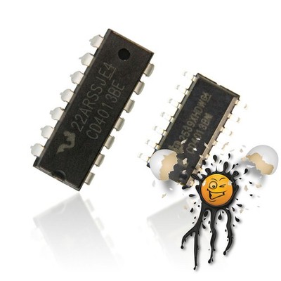 2 x CD4013 Dual D-Type FLIP-FLOP CD4013BE DIP14 CD4013BM SOP14 IC
