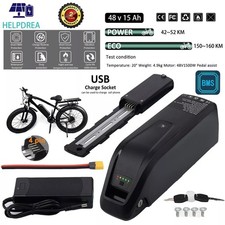 48V 15Ah Hailong Battery for 200W-1920W Ebike Electric Bike Lithium Battery BMS