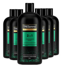TRESemme 2 in 1 Deeply Cleanses Shampoo and Conditioner 900ml - Pack of 6 6.11 per litre