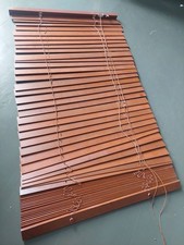 IKEA Lindmon Venetian Wooden Blind 57x 155cm Walnut Brown
