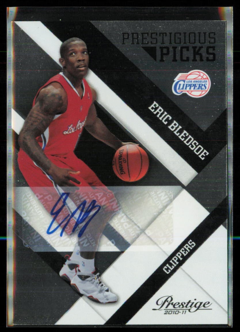 2010-11 Panini Prestige Eric Bledsoe Prestigious Picks Auto Black /249 #17