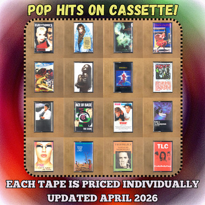 BUILD UR OWN CASSETTE LOT - ALL TAPES $5 AND UP - OVER 200+ POP HITS 80s 90s