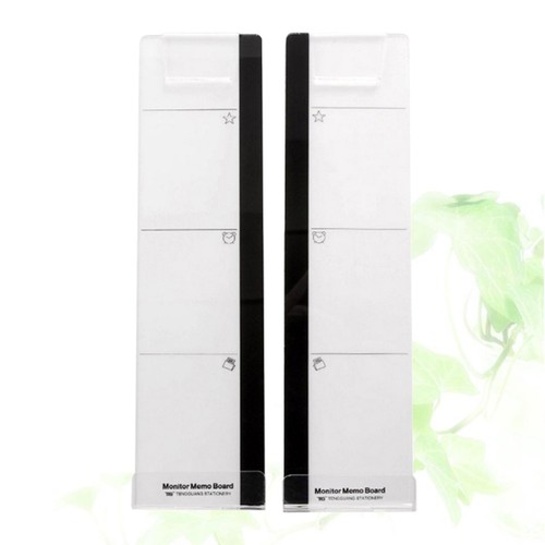 2 Pcs Papierhalter Für Computermonitore Monitor-Seitennotizhalter - 第 3/12 張圖片