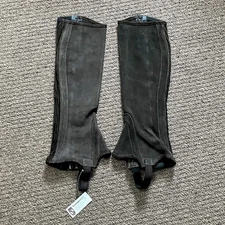 NWT Tredstep Ireland Original Half Chaps Brown Suede Size C13/H17