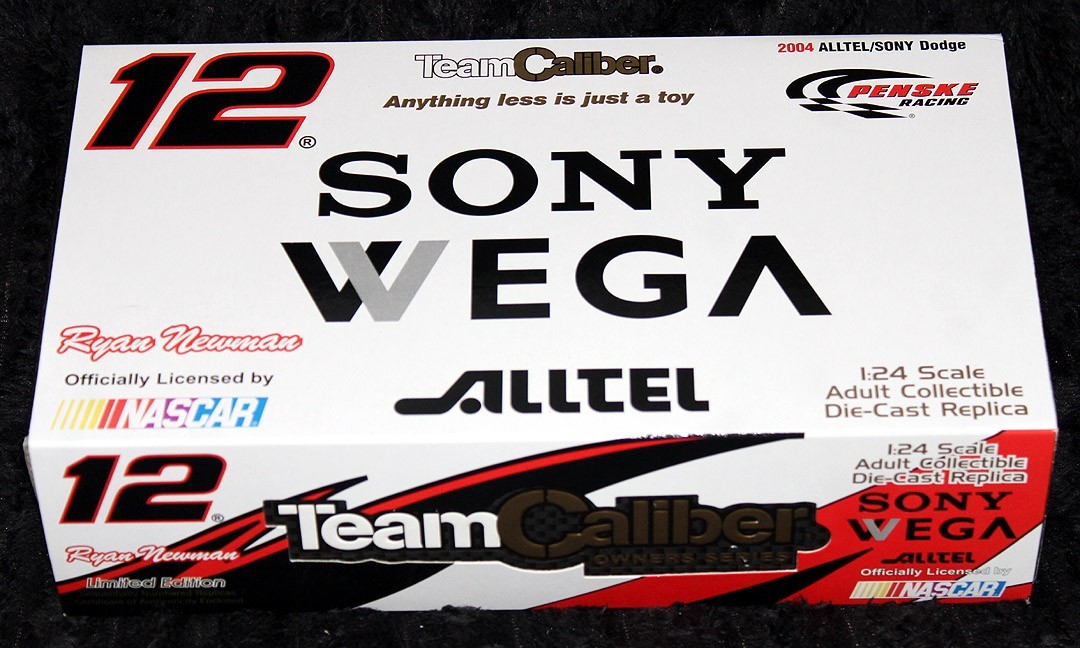 Team Caliber - #12 Ryan Newman - Sony Vega - 1:24 Die Cast Car - 2004 - NIB