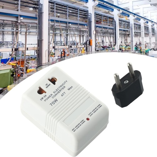 Convertisseur de tension pratique 110V120V à 220V240V 70W transformateur de voy - Imagen 4 de 12