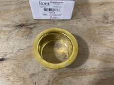 Rohl 743ULB 3-1/2" Disposal Flange,Unlacquered Brass (Living Finish) *PARTS ONLY