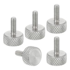 M3x8mm Knurled Thumb Screws 10mm Dia Stainless Diamond Knurled Screw 5Pcs