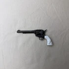 1950s MARX 3" Miniature Die Cast Colt Revolver Toy Gun With Steer Head Handle