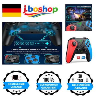 HELLCOOL Switch Controller Drahtlos Präzise Steuerung Dual Motor Vibration 15