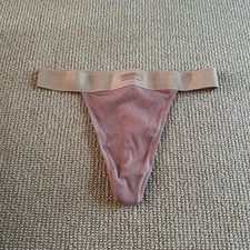Skims Sedona Cotton Rib Thong, Size Small NWT