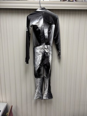 SPYDER Ski Racing Gray & White Speed Suit Used SL Race Men s Size M