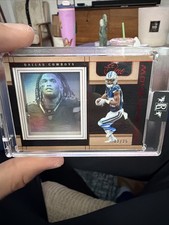 2025 Honors 2024 Panini One Ceedee Lamb Auto Shadowbox /25 Cowboys One Man Show 