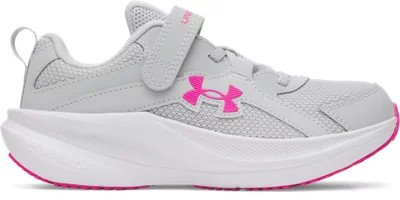 Under Armour Little Kid's Pre School Charged+ Assert 11 AC Halo Gray/Halo Gray/R