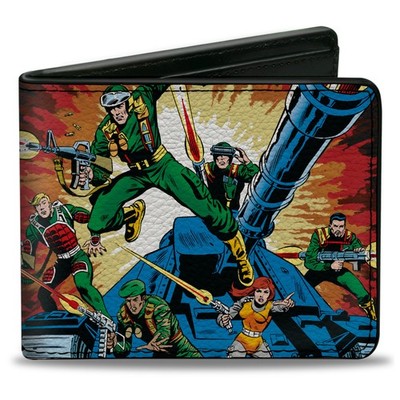 Bi-Fold Wallet GI JOE A Real American Hero #1 Comic Cover Explosion Scene and Ti
