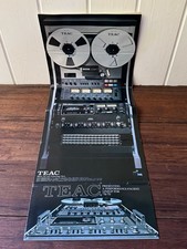 Vintage 1978-79 TEAC Hifi Audio Components Lineup Catalogue Open Reel Amplifiers