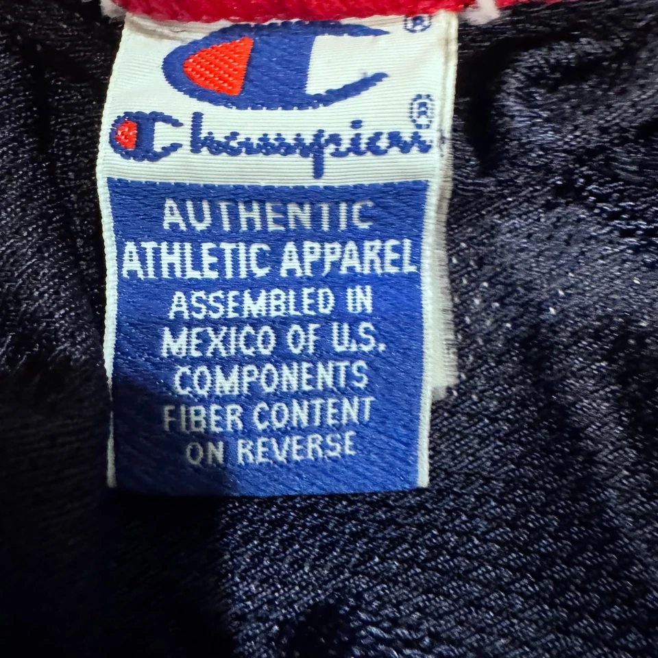 Camiseta sin mangas Champion Houston Rockets Drexler #22 NBA para hombre XL 52 azul marino años 90 vintage Foto 4 de 4