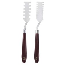 2pcs E8 E9 Painting Palette Knife Set Stainless Steel Art Spatula Scraper Tools