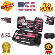 Tools 39 Piece General Household Tool Set in Toolbox Storage Case with Essen...