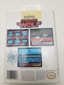 Caja Cartucho Juego Operation Wolf Nintendo NES Manual de Instrucciones Taito