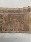 Circulated Paper Money Guatemala 5 Cinco Quetzales Currency Banknote — photo 6