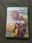 Max Payne 3 (Microsoft Xbox 360, 2012) Games/ Case & Manual