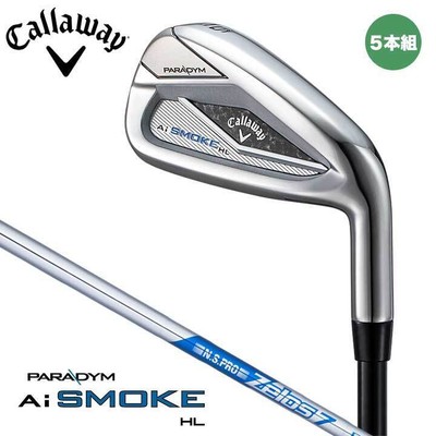 Callaway  Paradigm AI Smoke HL Iron Set of 5 ( 6 9  PW) S Shaft  N.S.PRO ZELOS