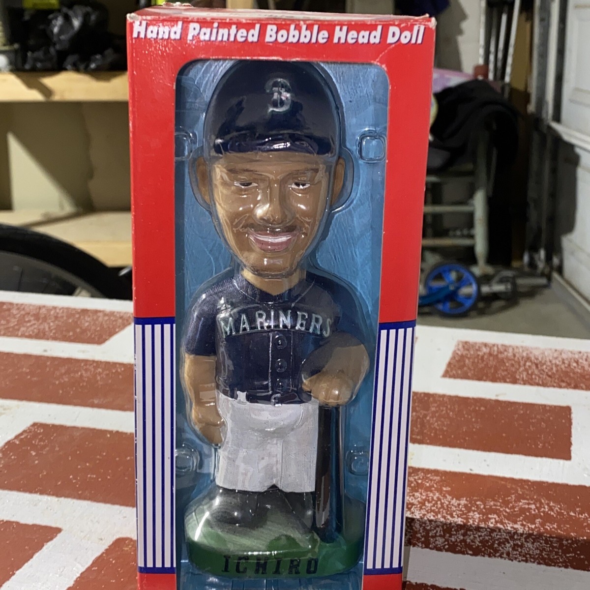 2001 Bobble Dobbles Ichiro Suzuki Seattle Mariners Hand Painted 