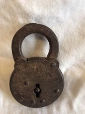 Vintage /Antique  Corbin Ironclad 6 Lever PadLock No Key