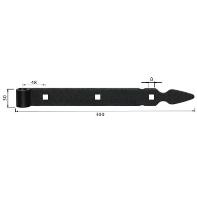 KOTARBAU Lot de 6 rubans coudés 400 x 300 mm Kloben Bande