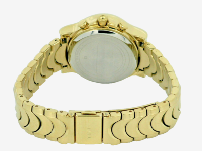 TIMEX 20523 LADIES WATCH CHRONOGRAPH SWAROVSKI CRYSTALS MOP 33mm Untested NEW TIMEX 20523 GOLD TONE LADIES WATCH CHRONOGRAPH SWAROVSKI  main image 4