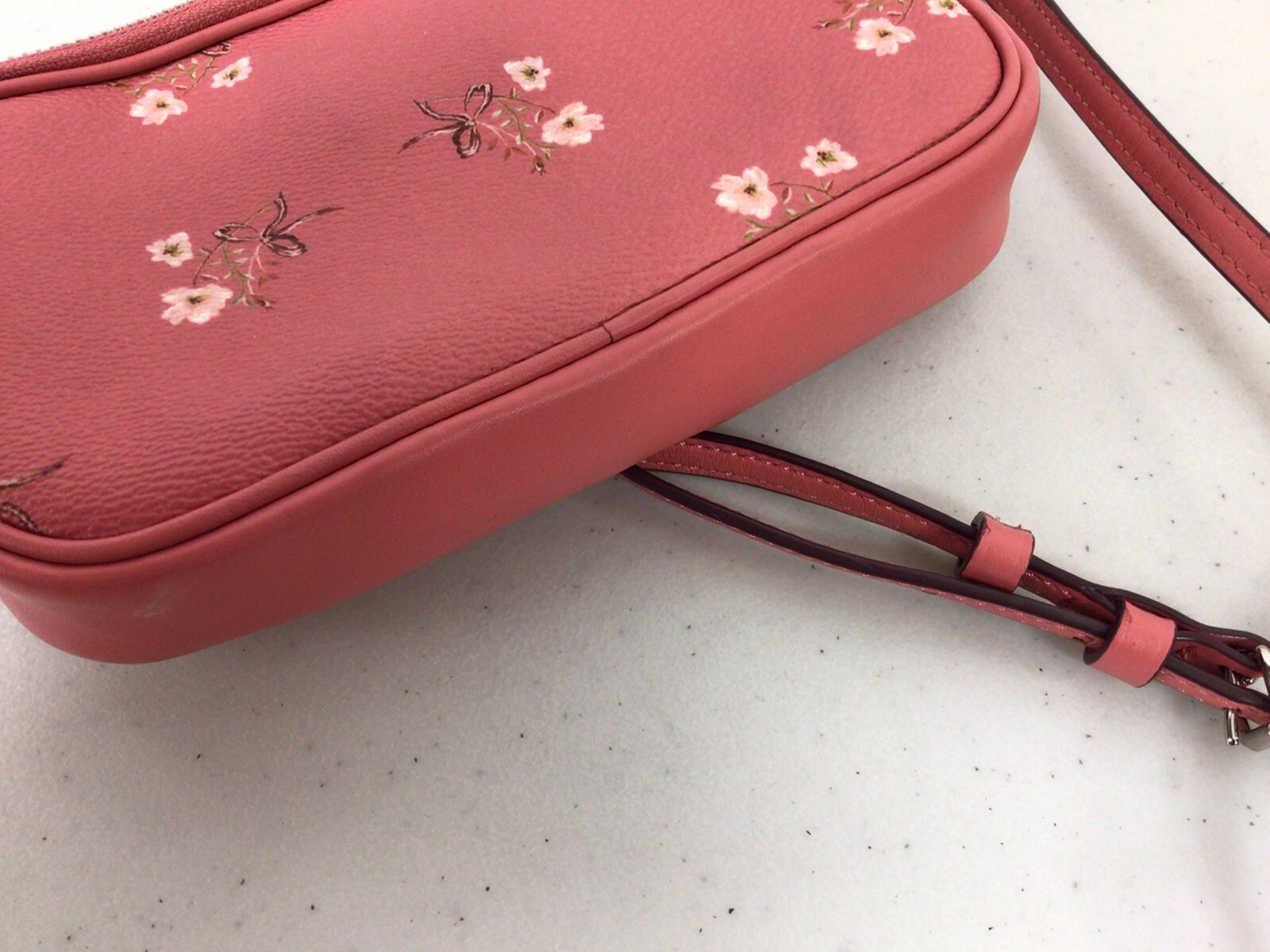 COACH Pink Leather Crossbody Bag Gem