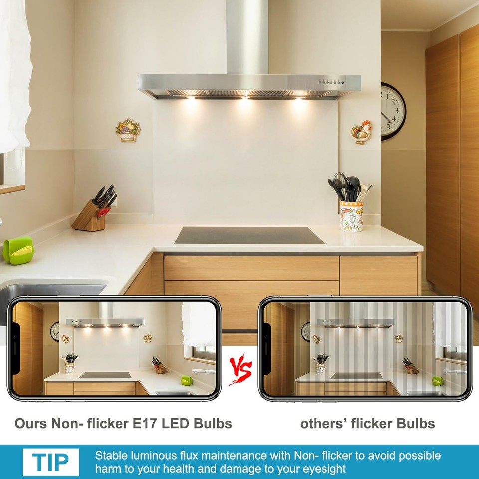 LED Microwave Light Bulbs Under Hood 4W Replacement for 40W Halogen